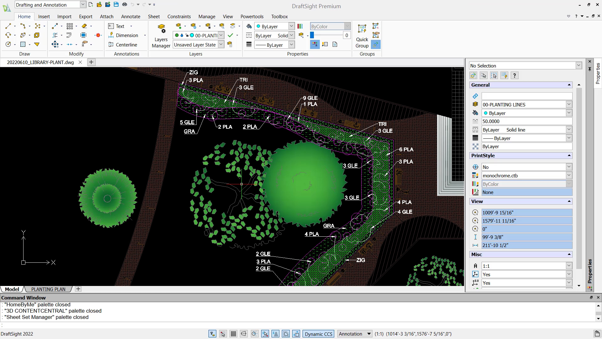 Landscape Architecture with DraftSight Overview