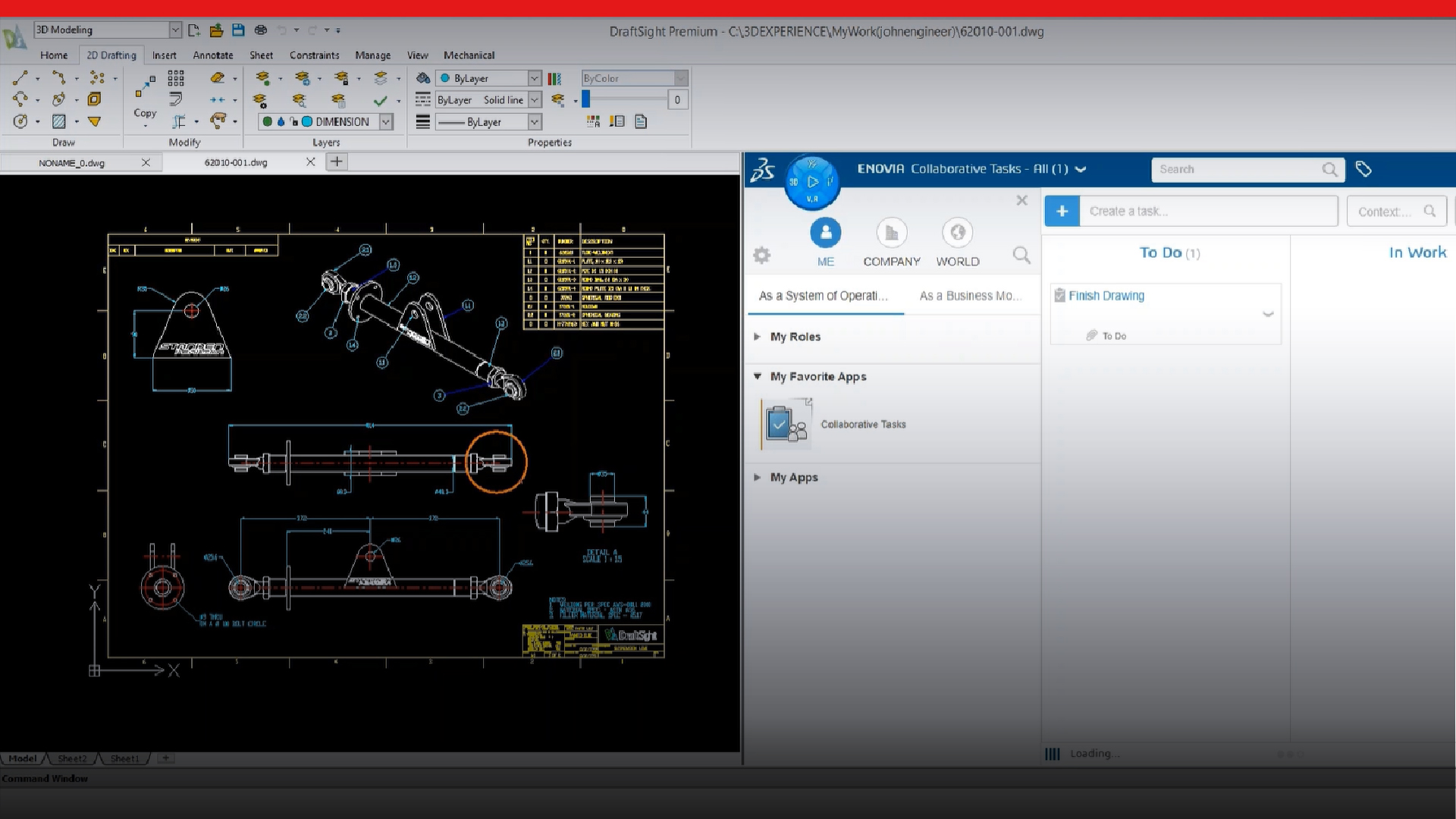 A Sneak Peek On The 3DEXPERIENCE DraftSight